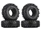 INJORA 4PCS 1,9 Pneumatici in Gomma Ruota per 1:10 RC Crawler Axial SCX10 90046 SCX10 III...