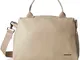 Mandarina Duck Mellow Leather Tracolla - Borse a spalla Donna, Grigio (Simply Taupe), 10x2...