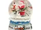 Palla di neve con Babbo Natale, dimensioni (Alt/Larg/Diametro sfera): circa 8,5 x 7 x 6,5...