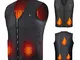 iMixCity 2019 Aggiornamento Gilet Riscaldato Leggero Unisex, Donna Riscaldamento USB Gilet...