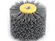 FTVOGUE Wire Wheel Brush, Abrasivi Filo Spazzola Tamburo lucidante brunitura per mobili in...