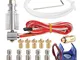 YOTINO V6-Kit Hotend in Metallo + 5Pz Ugello in Ottone + 5 Pz Gola Ugello in Acciaio Inoss...