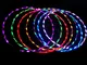 EsportsMJJ 24 Luci Led Flash Hula Hoop Fitness 7 Colore Cambiando Addominale Attrezzi Eser...