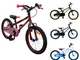 AMIGO - Cross - Bicicletta Bambini - 20'' (per 5-9 Anni) - Rosso