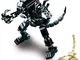 Modbrix Set di 2 mattoncini da costruzione Alien, statuetta Xenomporph & Facehugger, 442 m...