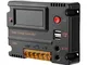 Fdit Regolatore CC 12V / 24V 10A LCD Regolatore per Batteria Pannelli solari Pannello Sola...