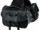 A-Pro Pannier Saddle Bags Leather Universal Fit Soft Motorcycle Motorbike Cruiser