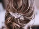 Unicra Accessori per capelli da sposa con fiore di vite perla decorazioni con strass acces...
