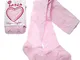 Paio di calze in Melange di cotone per Bebe Ragazza Rosa Diamante 0 – 3 o 3 – 6 o 6 – 12 m...