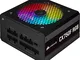 Corsair CX750F RGB Alimentatore ATX Interamente Modulare 80 Plus Bronze, 750 W, Ventola RG...