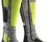 X-Socks Ski Rider 2.0, Calze Uomo, Grigio/Verde Lime, 45/47