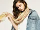 ClothHouse 4 Colori Snake Print Scarfs Women di Style Slice Fashion, Sciarpe Ladies, Head...