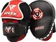 RDX Colpitori Boxe Maya Hide Pelle MMA Coppia Scudo Sciopero Gancio Jab Pastiglie Thai Pao...