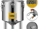 GIOEVO 50L Fermentatore per Fermentazione in Acciaio Inossidabile 304 Fermentatore per Bir...