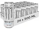 Monster Energy Ultra White – 24 Lattine da 500 ml, Energy Drink Zero Zuccheri e poche Calo...