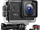 APEMAN Action Cam A79 PRO, 4K 20MP WiFi Impermeabile 40M con Telecomando e Microfono Ester...