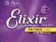 Elixir 11050 Muta Composta da 6 Corde per Chitarra Acustica, Light, Rivestimento Polyweb