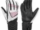 Leki Sports, Bastoncini da Sci. Unisex Adulto, Bianco/Nero-Rosa, 6