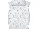 Amilian - Biancheria da letto per bambini, 2 pezzi, 100% cotone, 100 x 135 cm, federa 40 x...