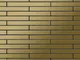 Mosaico metallo solido Titanio spazzolato Gold oro spesso 1,6 mm ALLOY Avenue-Ti-GB