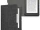 kwmobile Cover compatibile con Kobo Glo HD/Touch 2.0 - Custodia a libro in tessuto - Coper...
