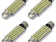 Safego 4x C5W LED Canbus Senza Errori 39mm 30SMD 3014 Lampadine per Luci Interne Auto o Ta...