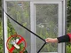 ZXL Zanzariera per zanzariera per finestre, Antracite per Animali Domestici Resistente al...