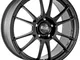 oz ultraleggera Hlt nero opaco 8.5 x 19 ET45 5 x 108 foro mozzo 75 cerchi in lega