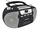 Karcher RR 5040 Oberon Radio CD portatile (Radio AM/FM, CD, Cassette, AUX IN, alimentazion...