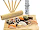 BESTZY 10PCS Sushi Set– Set per Sushi per Principianti (2 tappetini per sushi in bambù + 1...