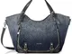 Desigual Borsa a spalla SEVEN SEAS ROTTERDAM Blu Jeans 20SAXA48 5008