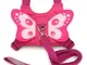 Btsky - Imbracatura di sicurezza per bebè, motivo: ali di farfalla, con cinghie e cintura...