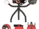 JOBY GorillaPod Mobile Vlogging Kit (Supporto Smartphone, Microfono Wavo Mobile, Luce LED...