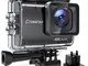 Crosstour Action Cam CT9500, 4K/50FPS 20MP WiFi EIS Stabilizzata Videocamera, Fotocamere S...
