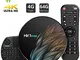 Android 9.0 4GB DDR3 + 64GB EMCC, TICTID Android TV Box HK1 MAX con Wireless Mini Tastiera...