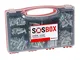 Fischer SOS di Box, spreizduebel S universali, tasselli e Viti Set, 360 Pezzi, 533629, Bla...