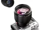 Mugast Obiettivo 85MM F1.8, Obiettivo con Messa a Fuoco Automatica ad Apertura Grande con...