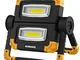 RUNACC LED Lampada da Lavoro USB Ricaricabile Lampada Emergenza Faro LED Portatile Emergen...
