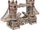 Mr. Playwood Puzzle 3D Tower Bridge Puzzle in legno modellismo gioco di pensiero – DIY Puz...