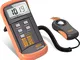 Dr.meter Luxmetro Digitale Gamma Fino a 200,000 Lux, Luxmetro digitale con Precisione Elev...