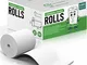 50 Rotoli POS - Rotoli di Carta Termica - 57x40x8mm LUNGHEZZA XXL 18M - Bobina termici per...