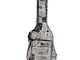 ammoon Custodia Chitarra Impermeabile Panno di Oxford 600D Giornale Style Cinghie Imbottit...