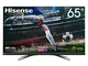 Hisense U8QF 65U8QF TV 163,8 cm (64.5") 4K Ultra HD Smart TV Wi-Fi Nero, Grigio, Metallico...