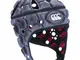 Canterbury Ventilator – Casco da Rugby, Unisex, Argento/Nero, XL