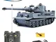 s-idee® 22002 Battle Panzer 99807 German Tiger 1:28 con sistema di combattimento a infraro...