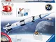 Ravensburger - 3D Puzzle Apollo Saturn V Rocket, Razzo Spaziale, 504 Pezzi, 8+ Anni