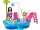 Barbie Glam Pool con Accessori, Multicolore, DGW22