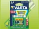 Varta 56706 - Confezione da 8 batterie ricaricabili NiMH AA Mignon 2100 mAh, confezione fo...