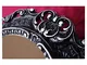 Lnxp - Cornice portafoto Antin barocco, colore: nero/argento, Dualcolor 45 x 38 cm, ovale,...