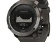 Suunto Traverse - Sport Watches (Stainless Steel, 128 x 128 Pixels, Graphite, Silicone)